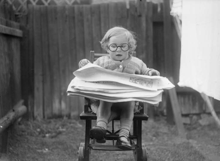 Newspaper Child