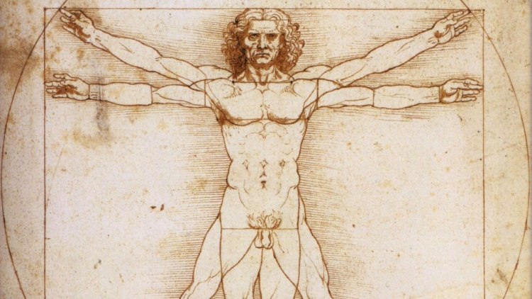 Uomo-Vitruviano-Leonardo-umanesimo-rinascimento